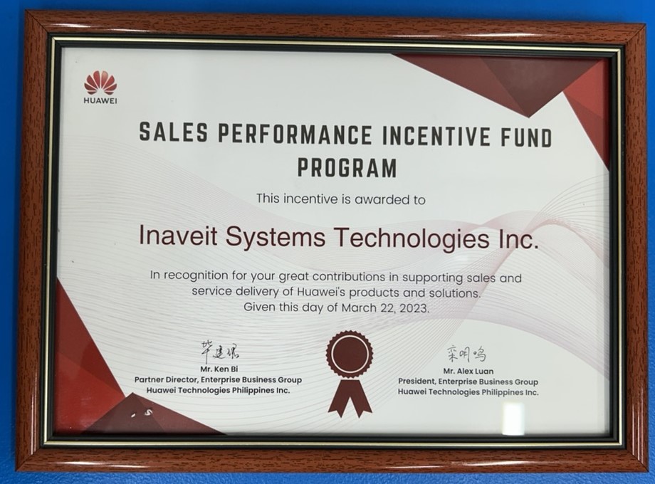 Award recognition