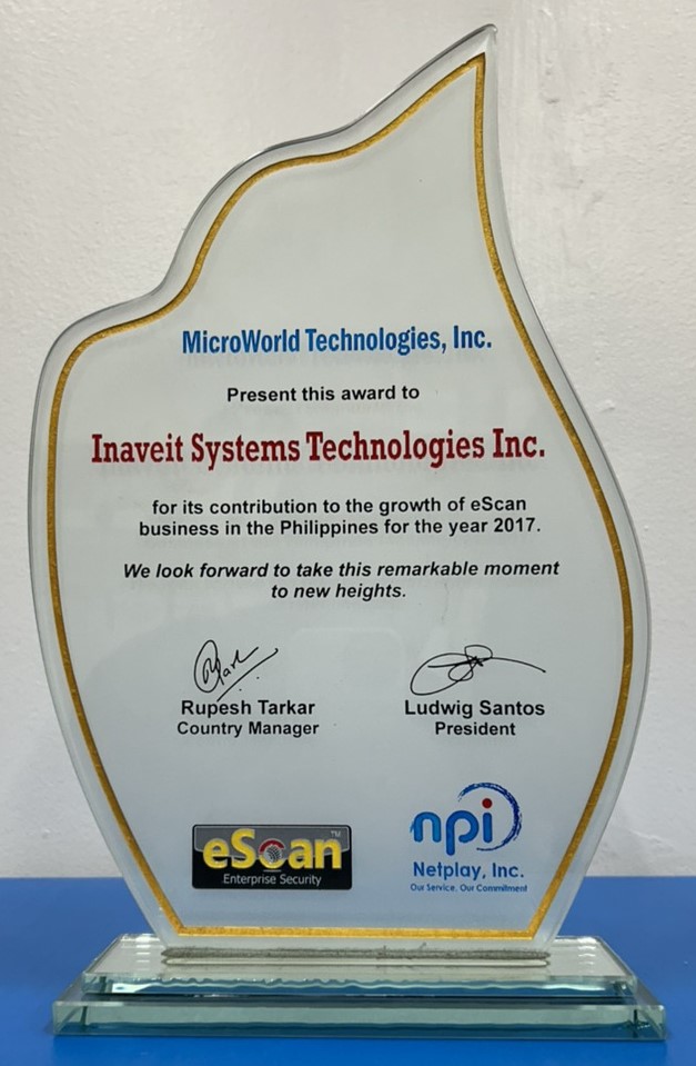 Award recognition